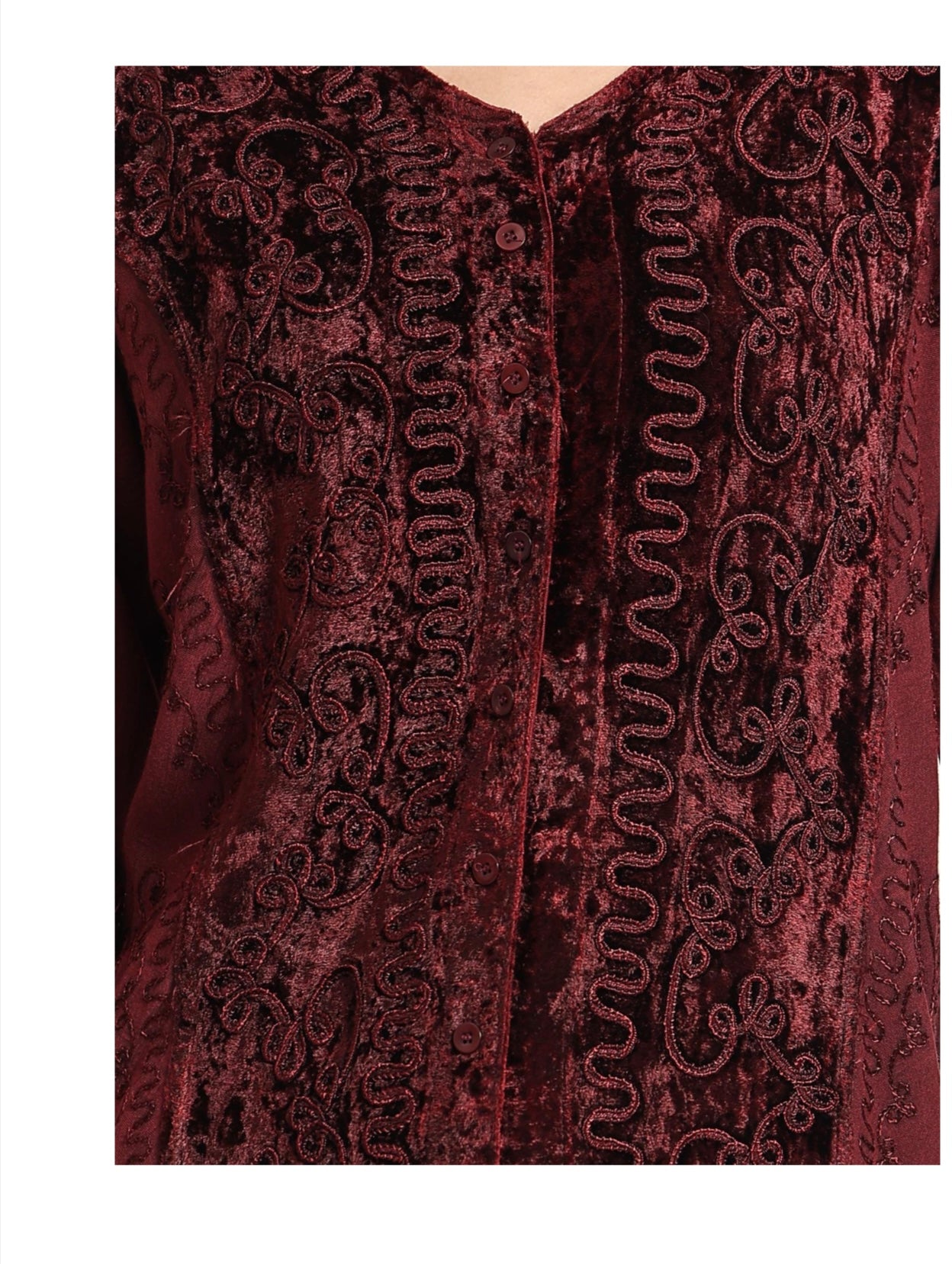 RAYON VELVET TOP
