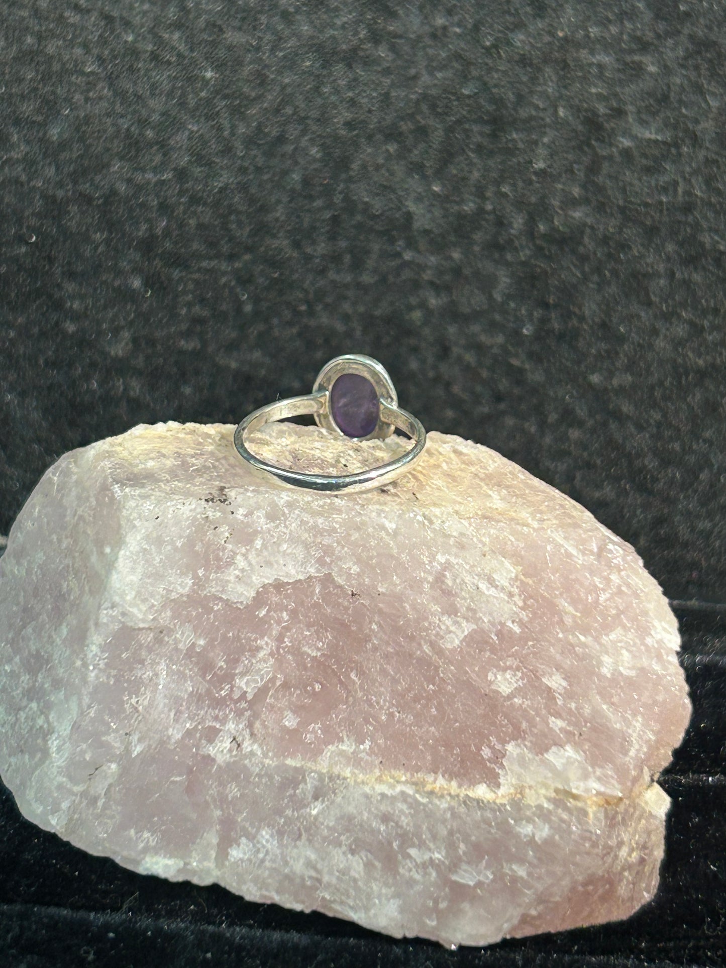 Silver plated ring