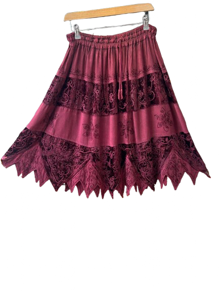 Mini Velvet Skirt