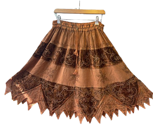 Mini Velvet Skirt