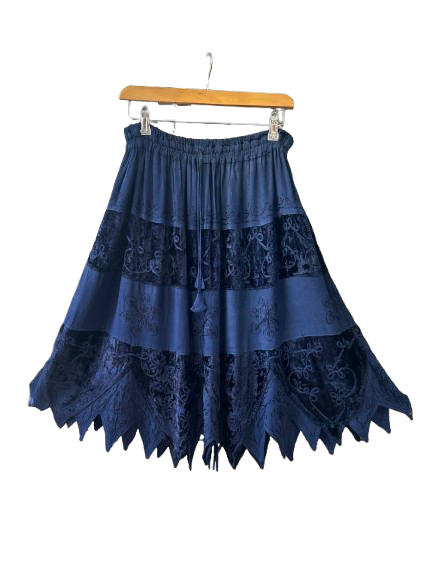 Mini Velvet Skirt