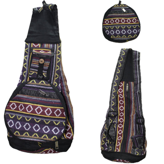 Ganesha Handicrafts Foldable Canvas Rucksack bag , Folding bag , Trending bag , Canvas bag , Multicolour bag , Modern bag Spaceful bag