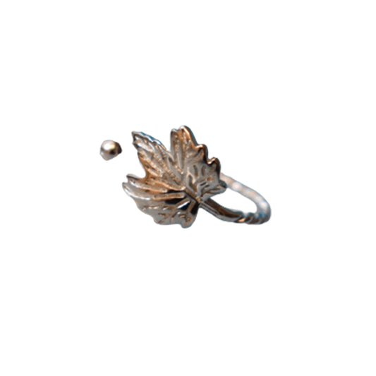 Ganesha handicrafts Leaf midi Ring (925) Sterling sliver , Leaf midi ring , Sterling sliver ring , Leaf model ring , Modern ring , Trending ring ,  Midi ring