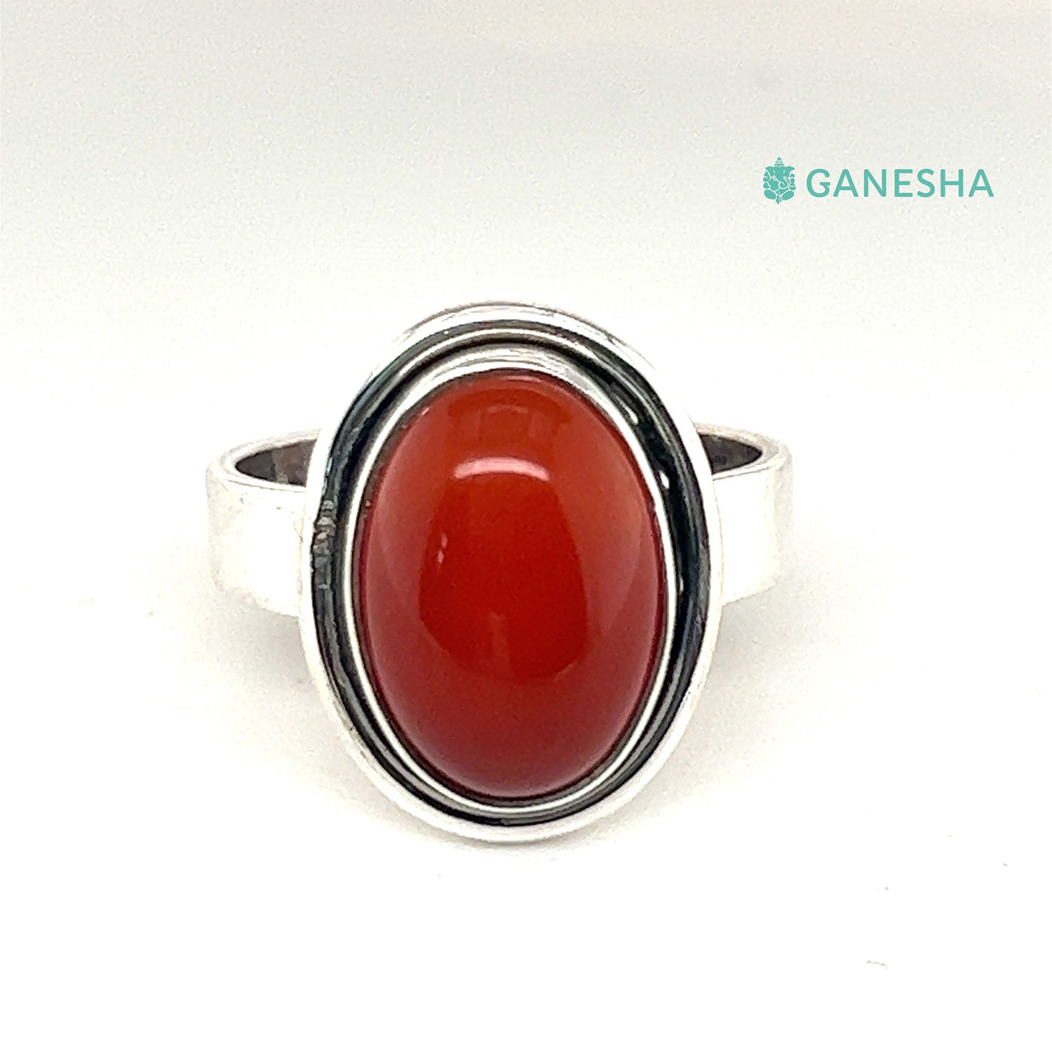 Ganesha Handicrafts, Carnelian-925 Sterling Silver Jewellery Gift Set With Free Chain, Fashion for Women Carnelian Sterling Silver.  Red Colour Carnelian-925 Sterling Silver Chain.