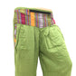 Ganesha Handicrafts, Cuffed Solid Colour Trousers, Colour Trousers, Trending Cuffed Colour Trousers, Green Colour Trousers.