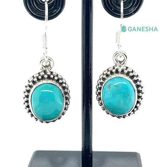 Ganesha-handigraft-womens-Turquoise-Sterling-Silver-Jewellery-Gift-Set-With-Free-Chain