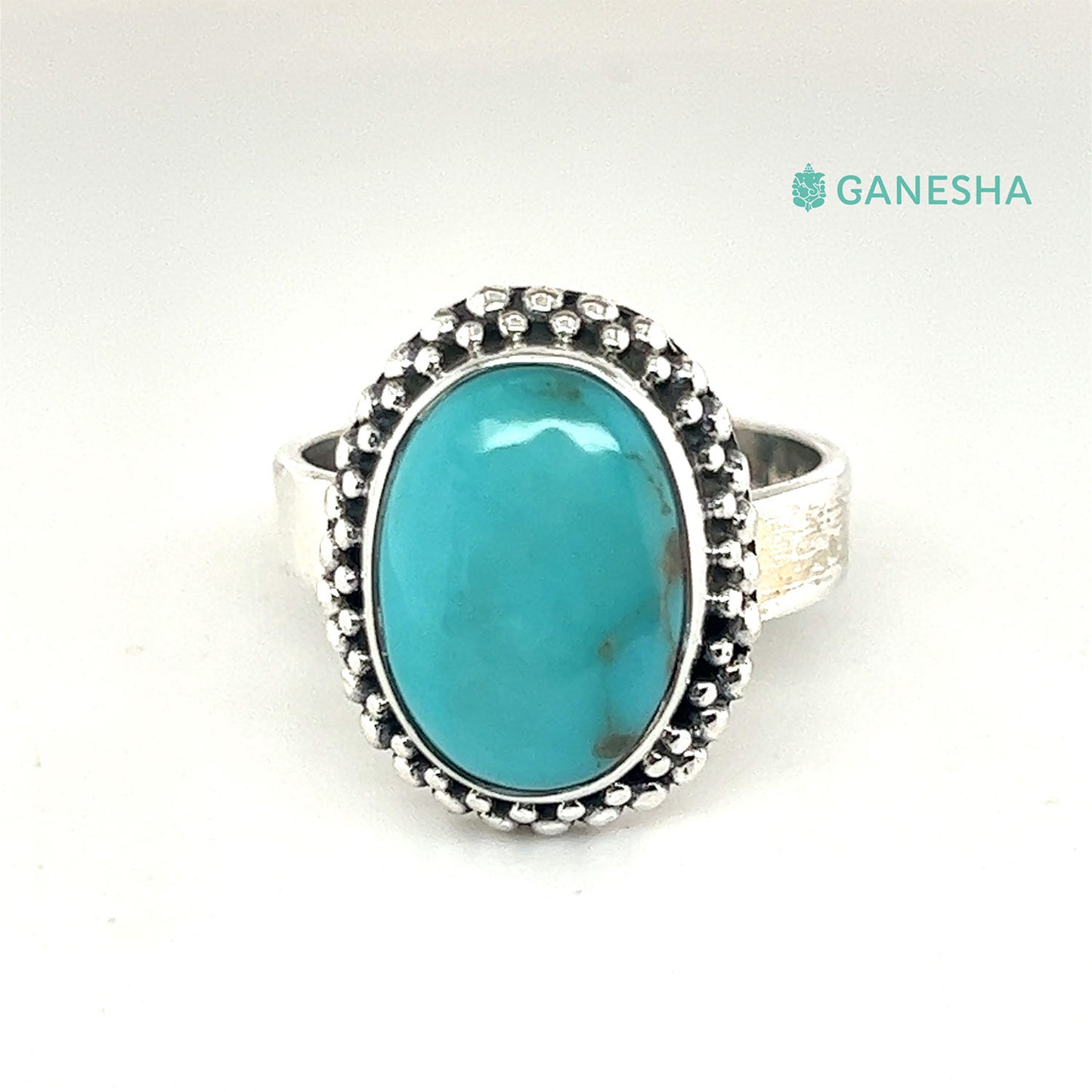 Ganesha - handigraft -Turquoise - Sterling-Silver-Jewellery-Gift-Set-With-free-Chain