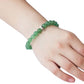 Ganesha Handicrafts, Green Aventurine Bracelet, Green Bracelet, Aventurine Bracelet, Mens Trending Bracelet, Women's Trending Bracelet, Round shape Bracelet, Stylish Braceleted, Green colour Bracelet.