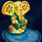 Ganesh Handicrafts Mini Elephant ganesh ornament , Multicolour ornaments , Green Ganesha ornaments , Ornament, Elephant Ornament, Ganesh Ornament