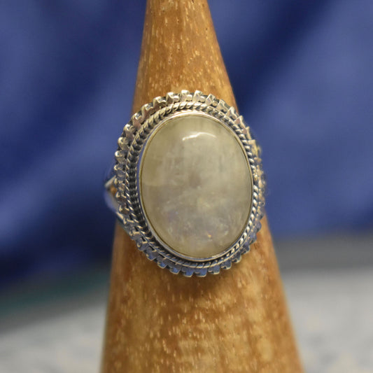 Ganesha Handicrafts, Modern Detailed Moonstone Ring, Modern Moonstone style Ring, Moonstone Ring, Moonstone Style Ring, Womens Trending Ring, New Model Ring, Women's New Modern Ring.   