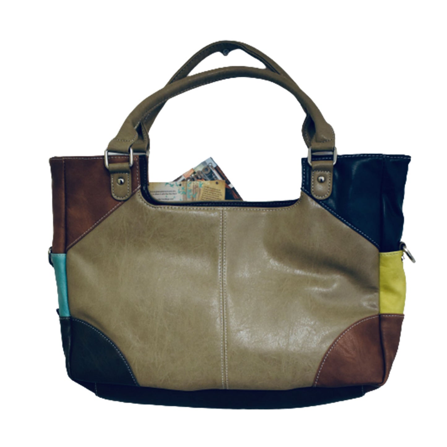 Ganesha handicrafts Multi Leather Bag, Bag, Multi color bag, Hand bag, Leather bag