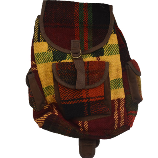 Ganesha Handicrafts Patchwork backpack , Multicolour backpack , Safety backpack , Patchwork bag