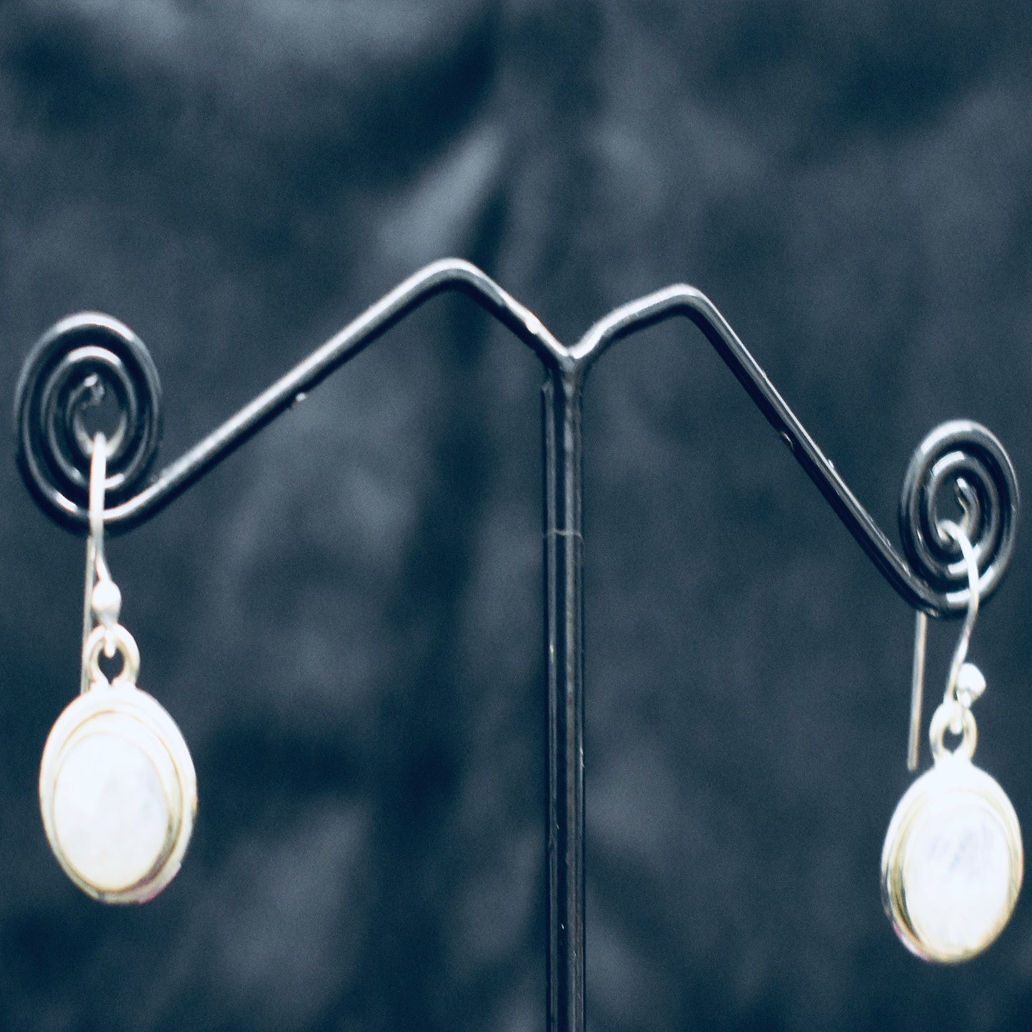 Ganesha Handicrafts,  Plain Circle Moonstone Earrings, Moonstone Earrings, Plain Circle Earrings, Womens new Modern Earring, New Trending Earrings, Womens Mode Earrings, Stylish Womens Ring collection. 