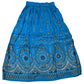 Ganesha Handicrafts Sequin Skirt Long Aztec Pattern, Aztec Pattern, Long Pattern Skirt, Skirt, Sequin Skirt, Blue Skirt, Sequin Aztec Pattern Skirt