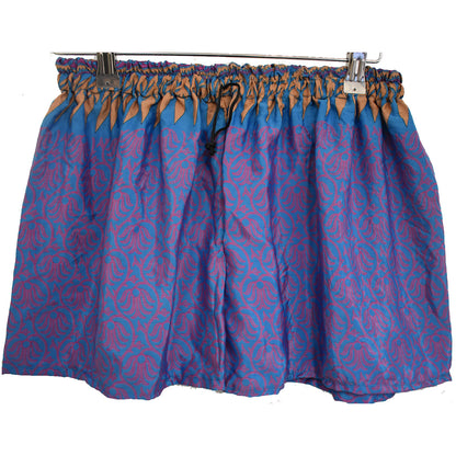 Ganesha Handicrafts Summer Silk Shorts, Shorts, Designed Shorts, Silk Shorts, Summer Shorts, Branded Shorts, Blue Shorts, Designed Shorts