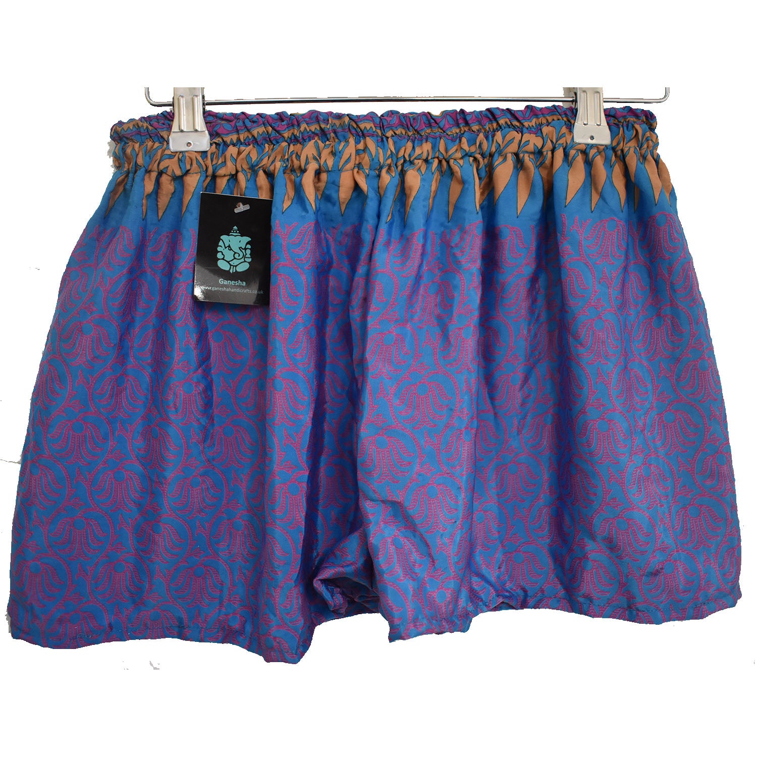 Ganesha Handicrafts Summer Silk Shorts, Shorts, Designed Shorts, Silk Shorts, Summer Shorts, Branded Shorts