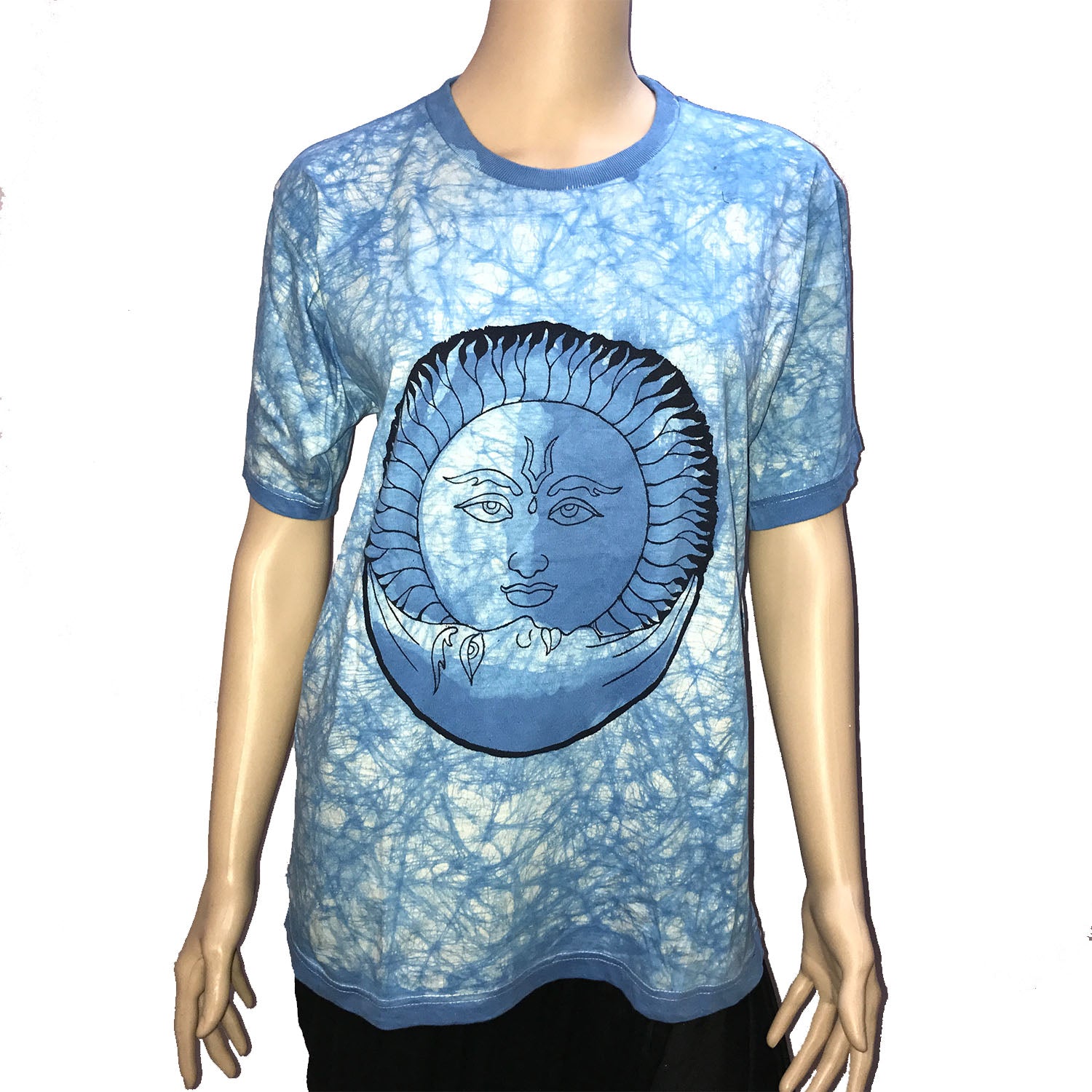 Ganesha Handicrafts, Sun Logo Round Neck Printed T-Shirt, Sun Logo Printed T-Shirt, Round Neck Printed T-Shirt, Trending Round Neck T-Shirt.