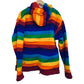 Ganesha handicrafts Thick Wollen Rainbow jacket, Jacket, Rainbow jacket, Wollen Jacket, Thick jacket, Thick Wollen Jacket, Multicolour jacket, trending Jacket