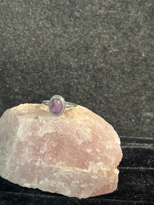 Silver plated ring