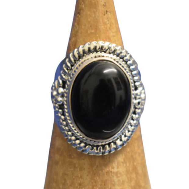 Ganesha Handicrafts Vintage Onyx Ring (925) Sterling sliver , Vintage ring , Sliver ring , Onyx ring , Streling onyx ring , Stone ring