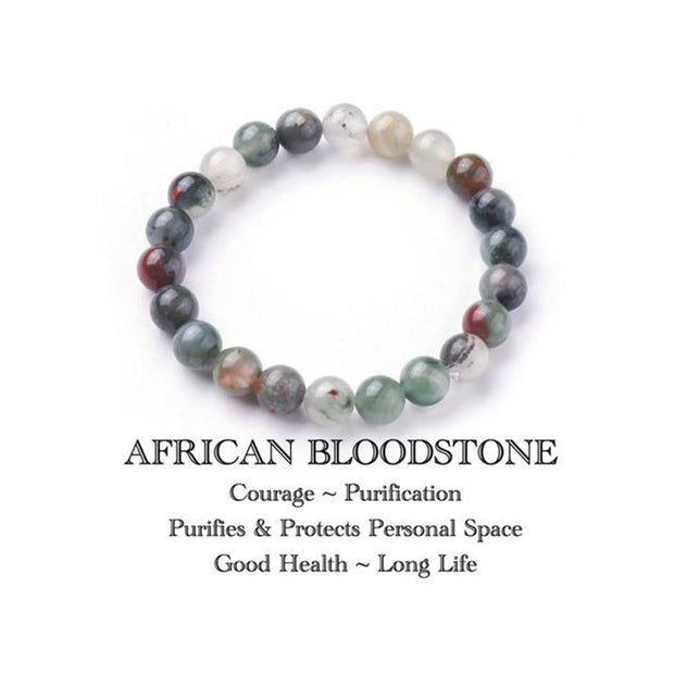 Ganesha Handicrafts, Africa Bloodstone Bracelet,  Image of Bloodstone Stretchable Bracelet, Bloodstone Stretchable Bracelet, Natural African Bloodstone Bracelet, Trends for Bracelet.