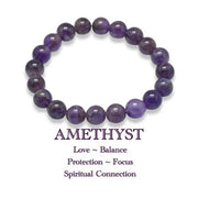 Ganesha Handicrafts, Amethyst Bracelet, Bracelet, trending Bracelet, Women's Amethyst Bracelet, Purple color Amethyst Bracelet.   