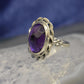 Ganesha Handicrafts-Amethyst Pointed Ring, Amethyst Ring, Womens Ring, Fashion for-Amethyst Pointed Ring, Trending Ring.