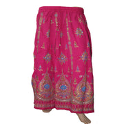 Ganesha Handicrafts Beautiful Indian Sequin Long Skirt, Pink Skirt, Beautiful long skirt, Indian Skirt, Skirt, Womens Skirt, Indian Skirt, Rich Look Skirt