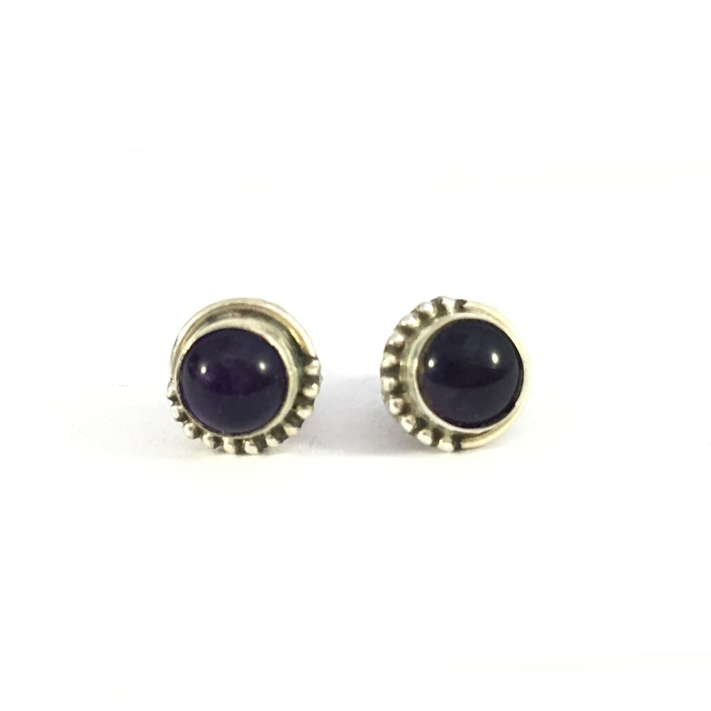 Ganesha Handicrafts, Black Onyx Stud Earrings , 925 Sterling Silver, Onyx Stud Earrings, Sterling Silver, Womens Fashion Silvers, Modern Stud Earrings Silver.