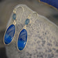 Ganesha Handicrafts, Blue Agate Earrings, Blue Earrings, Blue Agate, Agate Earrings, Womens Fashion Agate Earrings, Womens traditional Earrings.