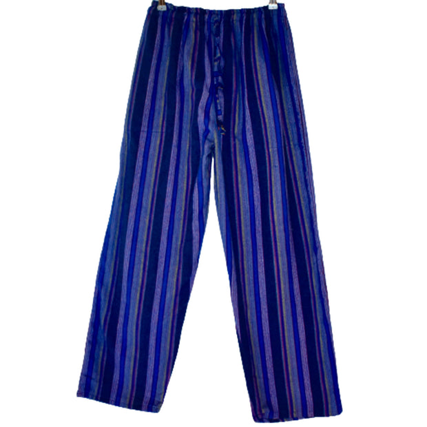 Ganesha Handicrafts, Brushed Fabric Cosy Trousers, Women's Trousers , Fashion for women Trousers. Blue Colour Brushed Fabric Cosy Trousers. 