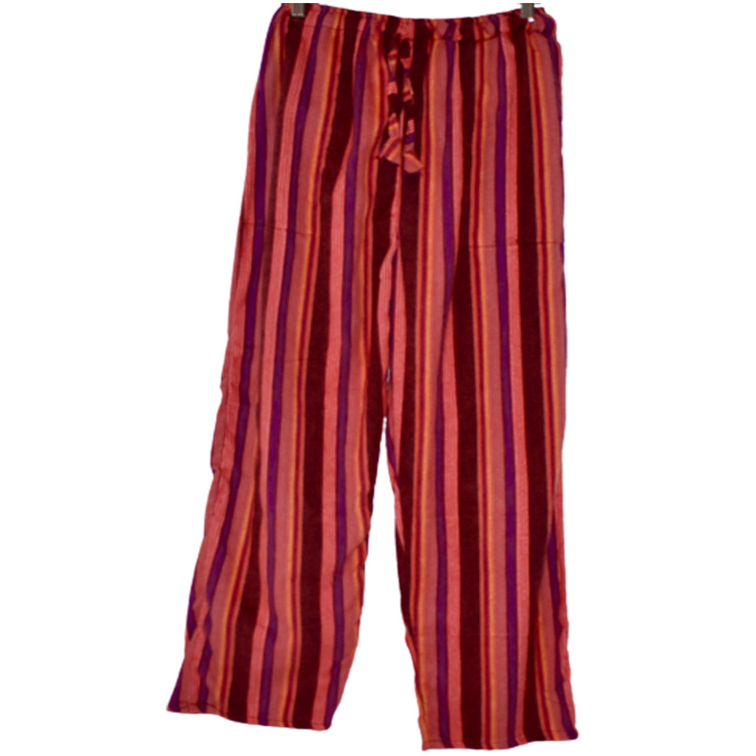 Ganesha Handicrafts, Brushed Fabric Cosy Trousers, Women's Trousers , Fashion for women Trousers.  Red Colour Fabric Trousers. 