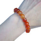 Ganesha handicrafts, Carnelian Bracelet, Bracelet, Women's Trending Bracelet, Men's Bracelet, Round Shaped Bracelet, Orange colour Bracelet.