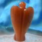 Ganesha Handicrafts, Carved Gemstone Angel, Buy Carved Gemstone Angels Online, Orange Carved Stone Angels. Trending Gemstone Angel.