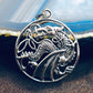 Ganesha Handicrafts, Celtic Dragon Pendant, Buy Silver Celtic Dragon Online, Trending Pendant, New Modern Celtic Pendant, Dragon Pendant. 