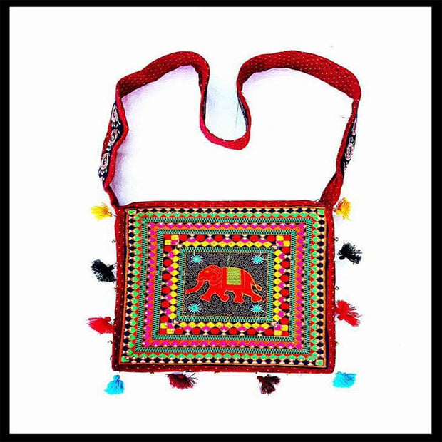 Ganesha Handicrafts ColorfulSling Bag , Multi color Bag, Fancy Bag, Hand Bag