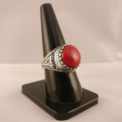 Ganesha Handicrafts Coral Gemstone  Unisex 925 Sterling Silver, Gemstone, Coral Gemstone, Unisex Coral Gemstone, 925 Sterling Silver, Red Colour Gemstone