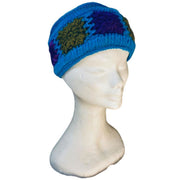 Ganesha Handicrafts Cosy Knitted Headband, Headband, Knitted Headband, Cosy Headband, Cosy Knitted, BLue Headband, Trending Haedband, Modern Headband, Flower Design Headband