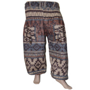 Ganesha Handicrafts, Cuffed Woolen Printed Casual Trousers, Cuffed Woolen  Casual Trousers, Cuffed Casual Trousers, Women's Printed Casual Trousers. Beige Colour Cuffed woolen Printed Casual Trousers.