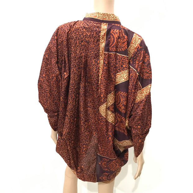 Ganesha Handicrafts Floral loose fit kimono , Double colour kimono , Modern kimono , Trending kimono , Floral kimono , Loose fit kimono