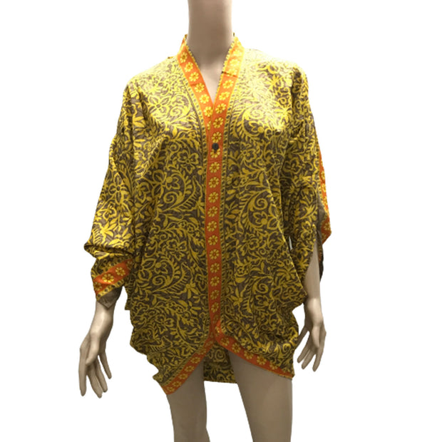 Ganesha Handicraft Floral Loose Fit Kimono , Top, Floral Top