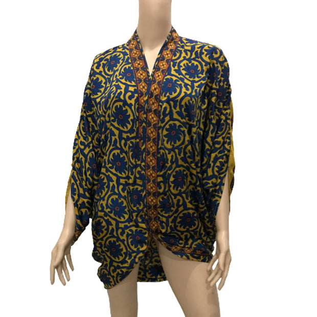 Ganesha Handicraft Floral Loose Fit Kimono , Top, Floral Top