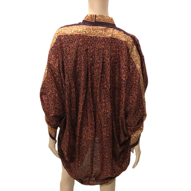 Ganesha Handicraft Floral Loose Fit Kimono , Top, Floral Top