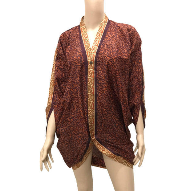 Ganesha Handicraft Floral Loose Fit Kimono , Top, Floral Top