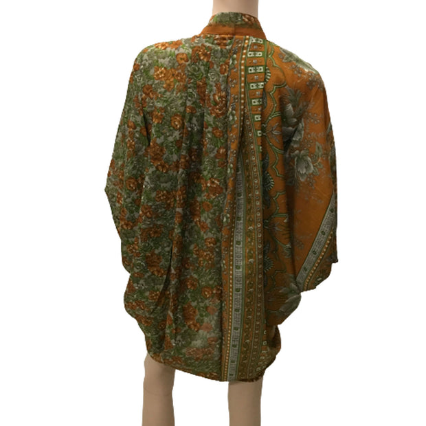 Ganesha Handicraft Floral Loose Fit Kimono , Top, Floral Top