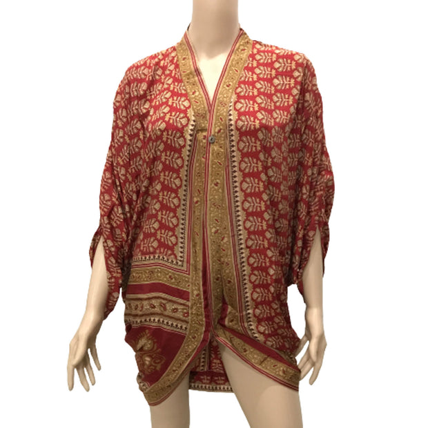 Ganesha Handicraft Floral Loose Fit Kimono , Top, Floral Top