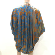 Ganesha Handicrafts Floral loose fit kimono , Double colour kimono , Modern kimono , Trending kimono , Floral kimono , Loose fit kimono