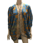 Ganesha Handicrafts Floral loose fit kimono , Double colour kimono , Modern kimono , Trending kimono , Floral kimono , Loose fit kimono