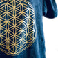 Ganesha Handicrafts Flower of life T-shirt , Printed t-shirt , Cotton printed t-shirt , Flower printed T-shirt