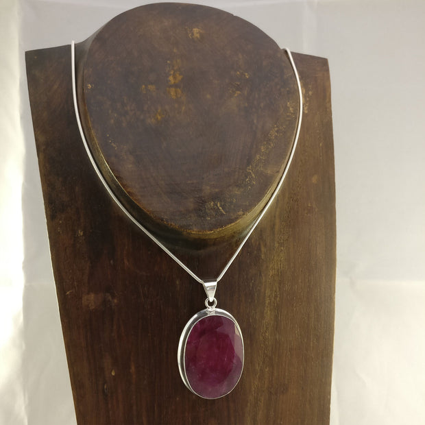 Ganesha Handicrafts-45 Carat Indian Ruby 925 Sterling Silver Pendant, Ganesha Handicrafts-45 Carat Indian Ruby, Ganesha Handicrafts- 925 Sterling  Silver Pendant, Womens 45 Carat Indian Ruby 925 Sterling Silver Pendant, Fashions for womens 45 carat indian Ruby 925 Sterling Silver Pendant, 925 Sterling Silver Pendant, 